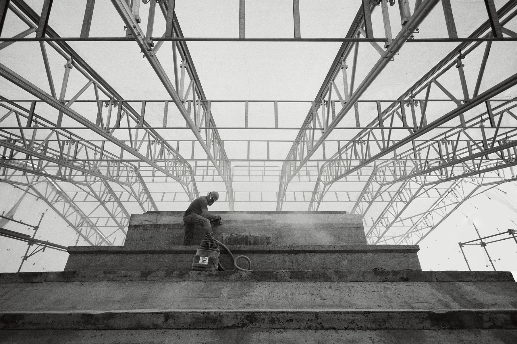 Matthew Delphenich Boston Architectural Photography - Commercial Construction Scaffolding