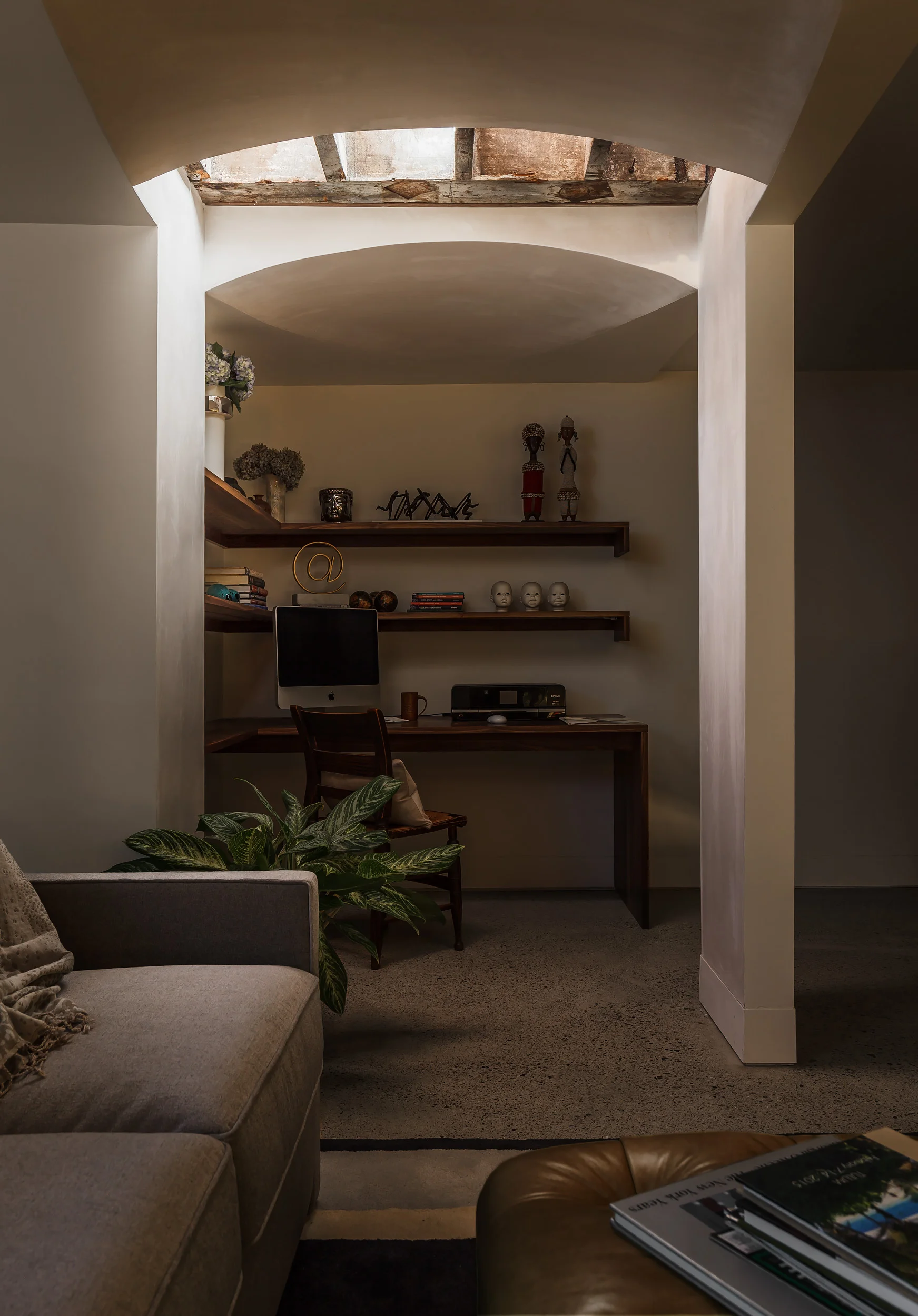 Matt Delphenich Architectural Photography Boston - Residential Office Living Room Skylight
