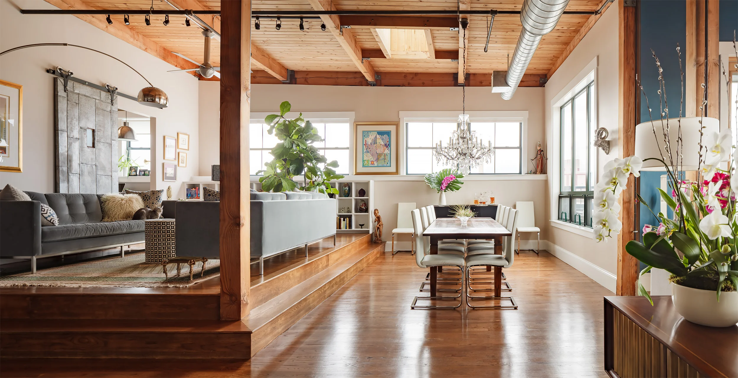 Matthew Delphenich Boston Architectural Photography - Residential Interior Living Room Dining Room