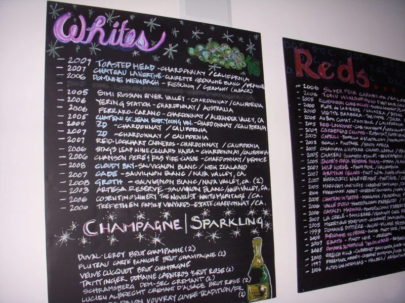 Sign for Wine Grab