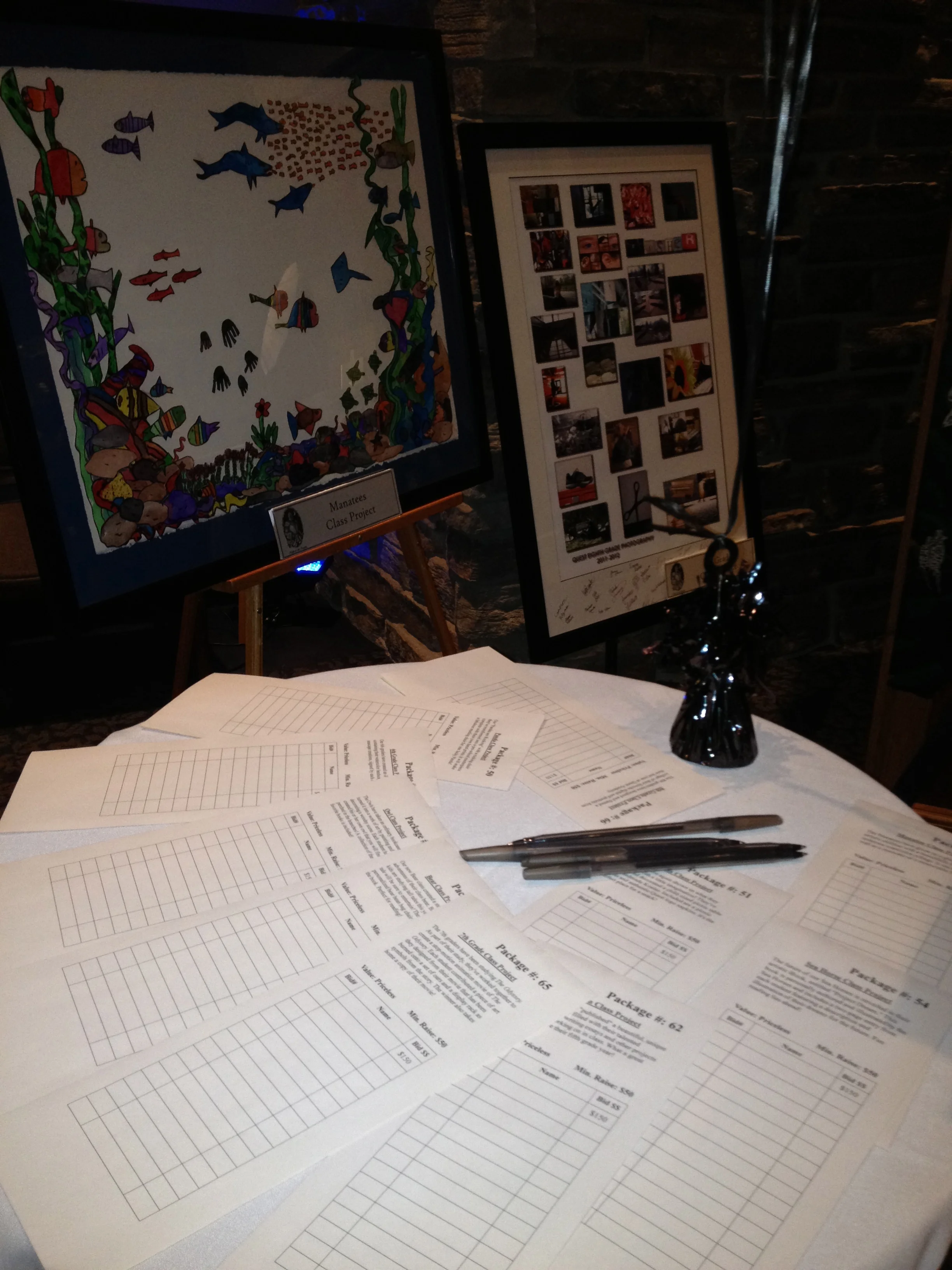 Bid Sheets Everywhere.