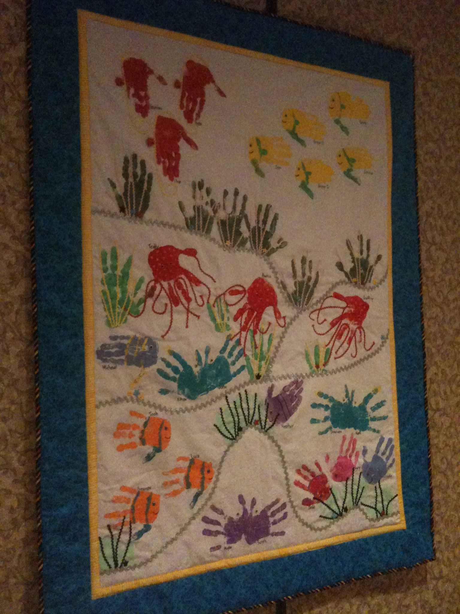 Fishy Hands Quilt