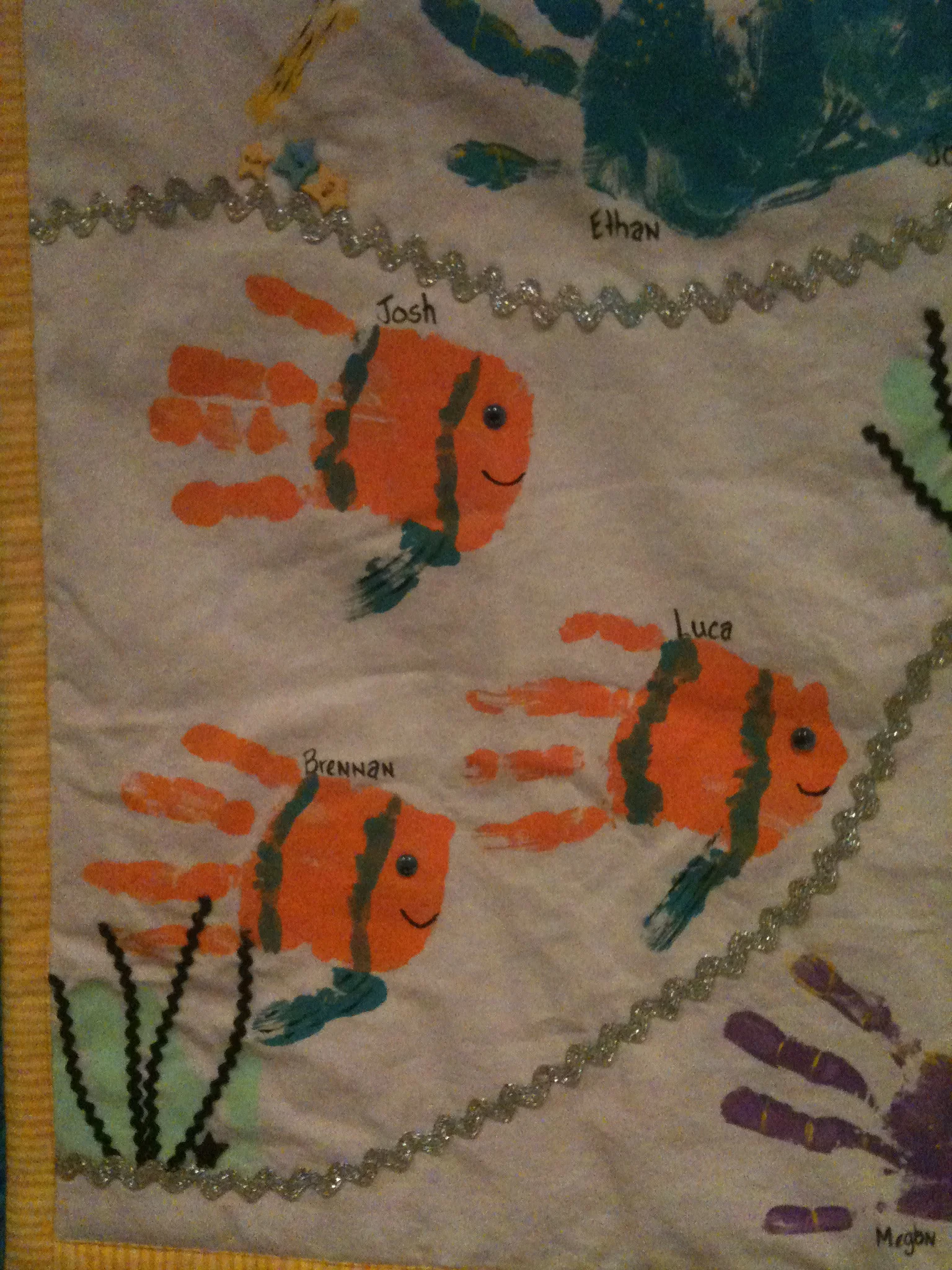 Fishy Quilt Detail Picture