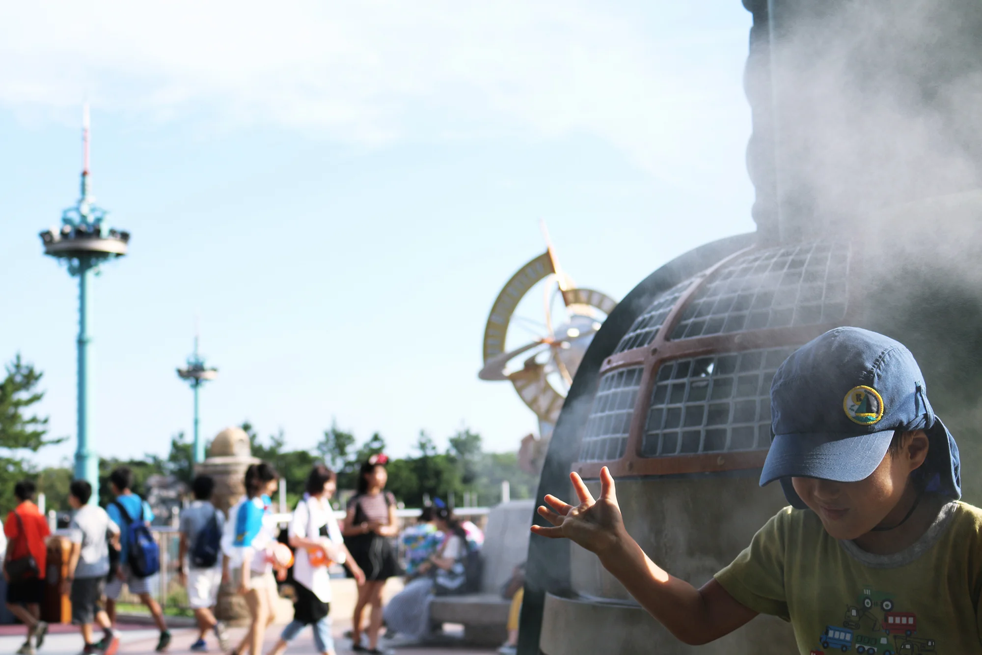 A heavenly cooling mist on a hot summer's day.
