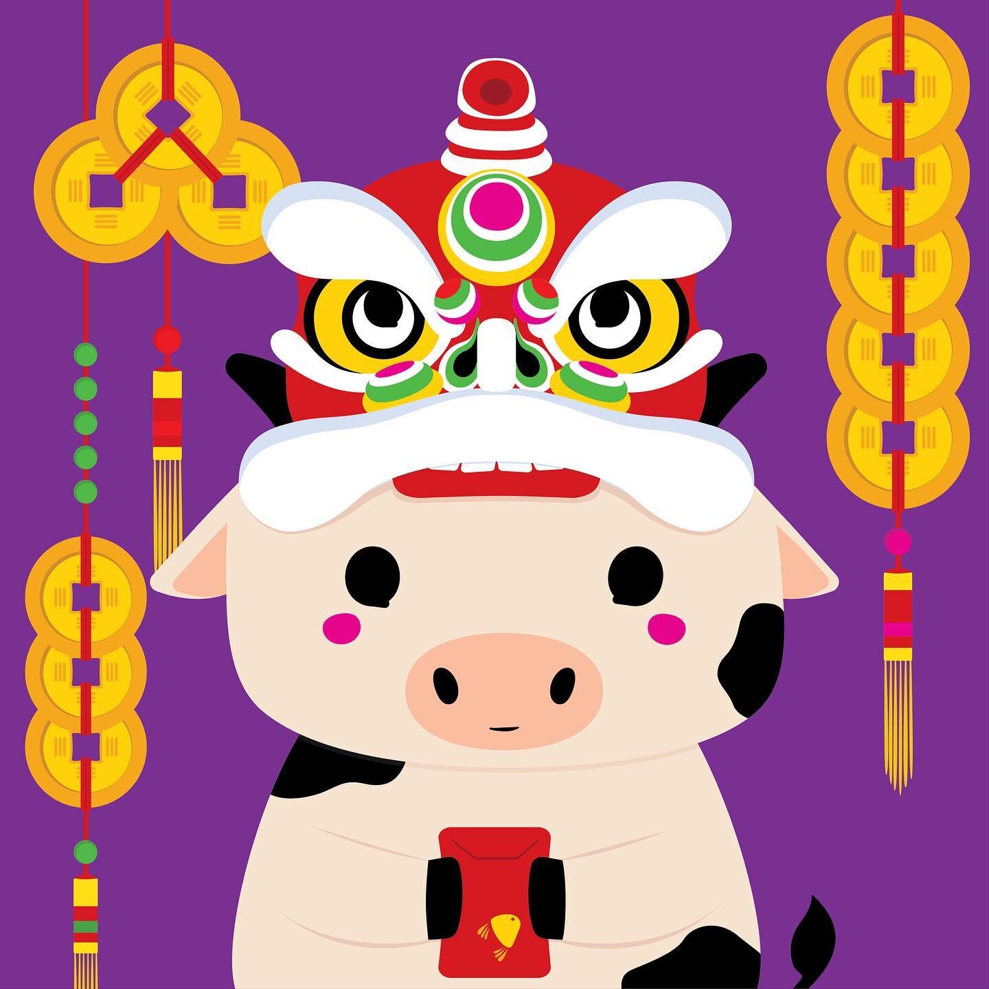 The Ox has moo-ved in! Happy 牛 Year! 🐂 Happy Spring Festival and Lunar New Year! 新年快乐! 恭喜发财! 🧧 Dress in red and celebrate, for today marks the beginning of the year of the gentle and good-natured Golden Ox.

Last year&rsquo;s Rat 🐀  marked the beg