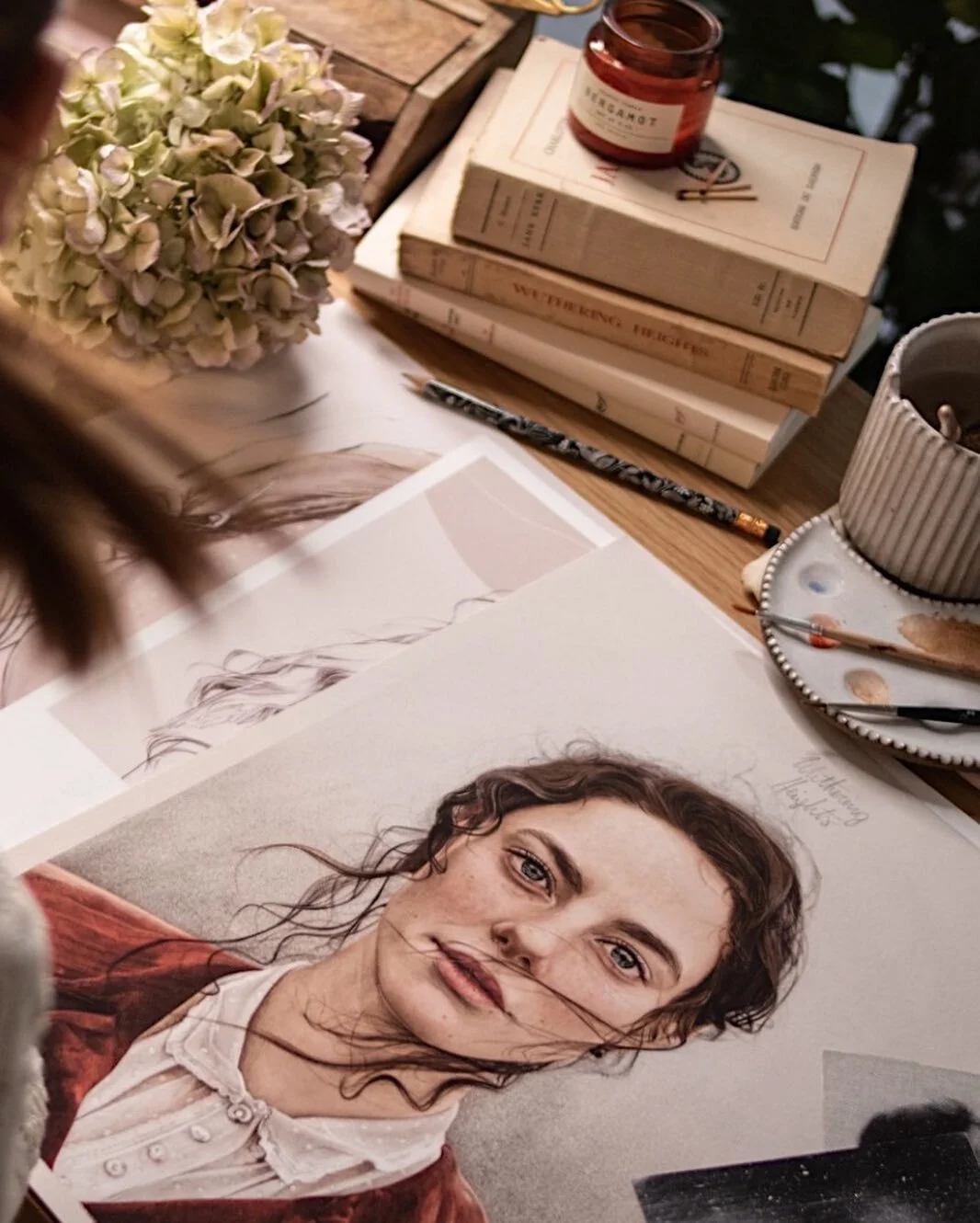 Sometimes I am completely blown away by what my customers create with my products. 😍 This AMAZING painting is by @elodie_illustrations , her work is stunning. 

It is my greatest honor to make objects that further the creativity of others. It&rsquo;