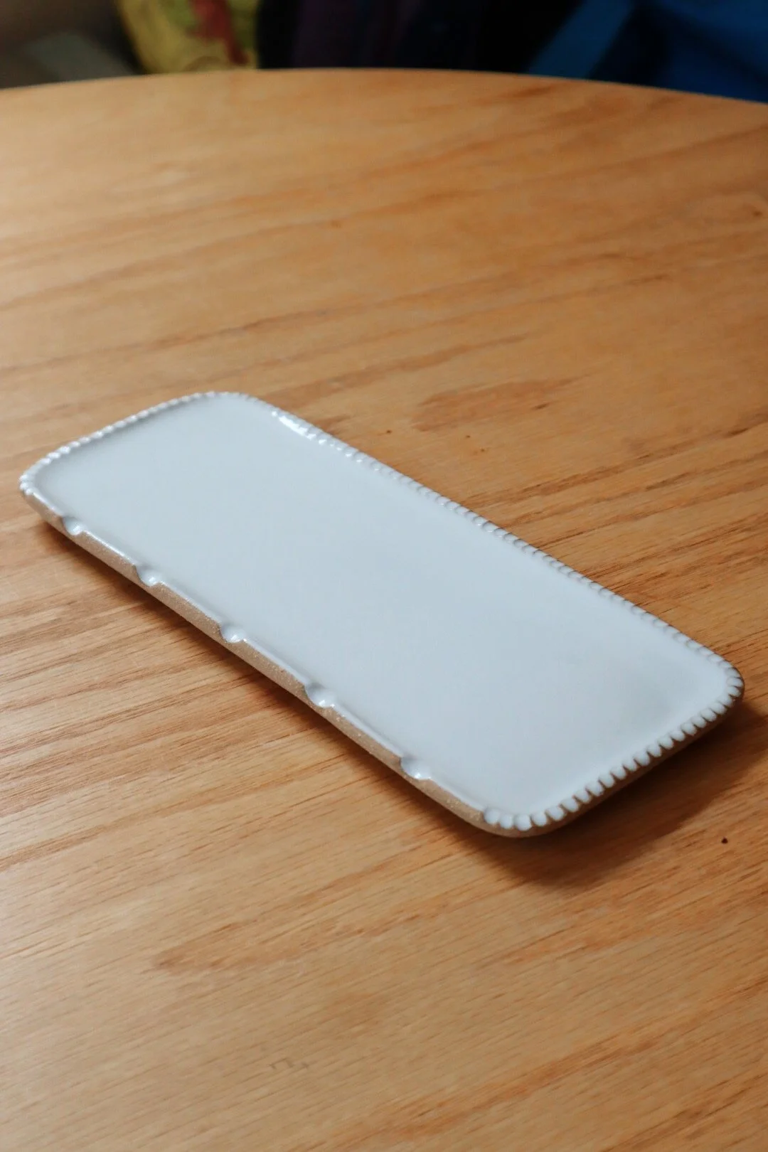 Unique handmade ceramic paint palette for watercolor artists