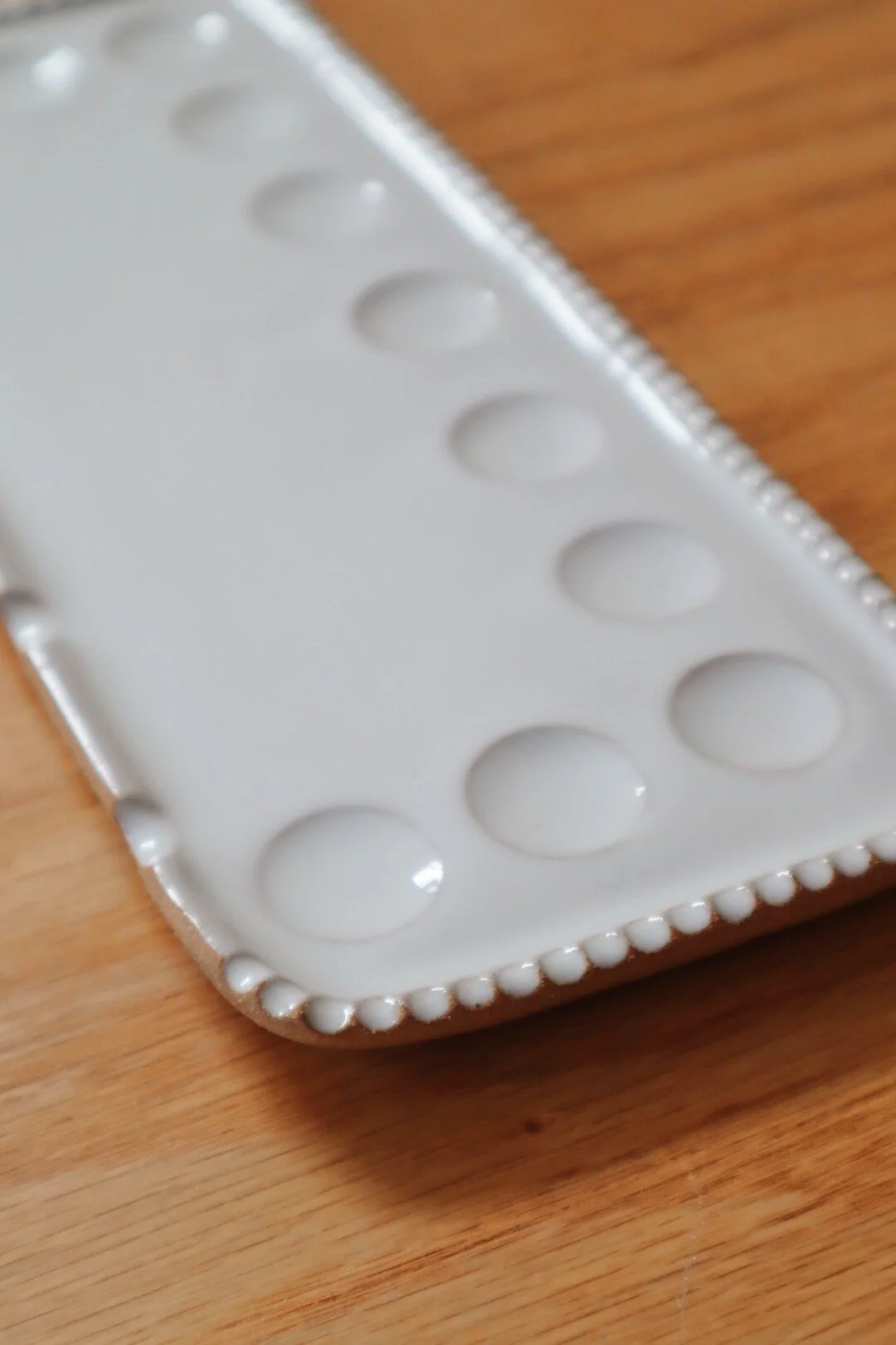 Unique handmade ceramic paint palette for watercolor artists