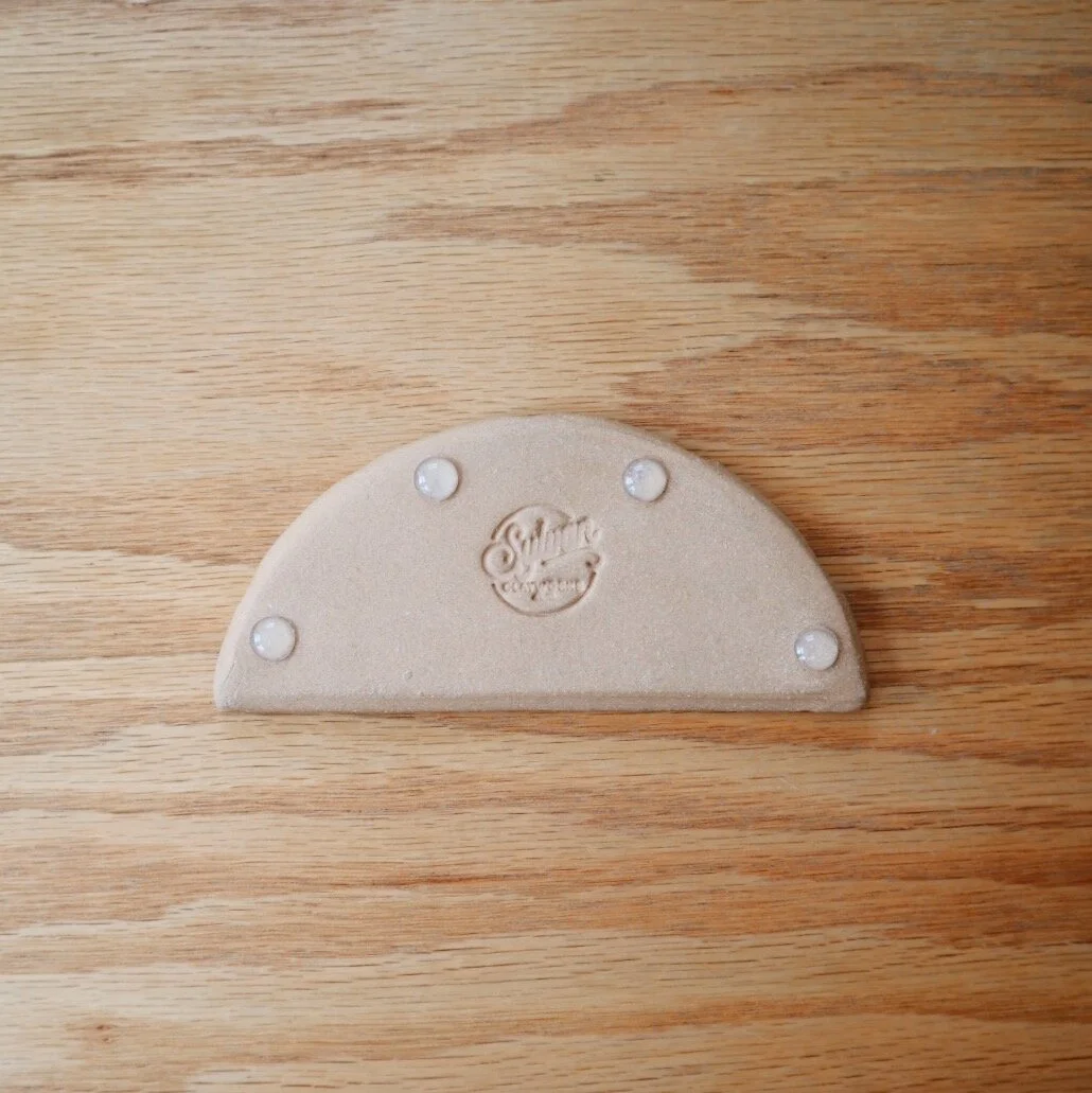 Unique handmade ceramic paint palette for watercolor artists