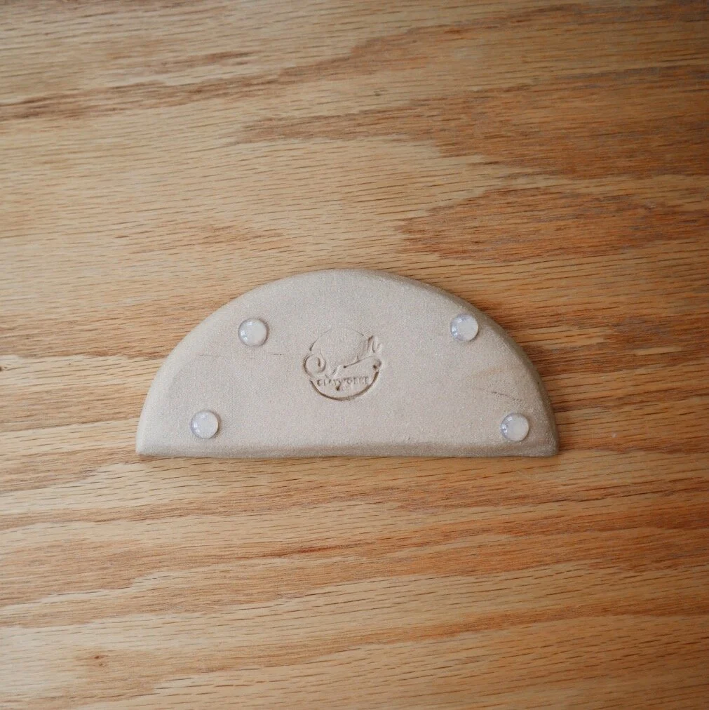 Unique handmade ceramic paint palette for watercolor artists