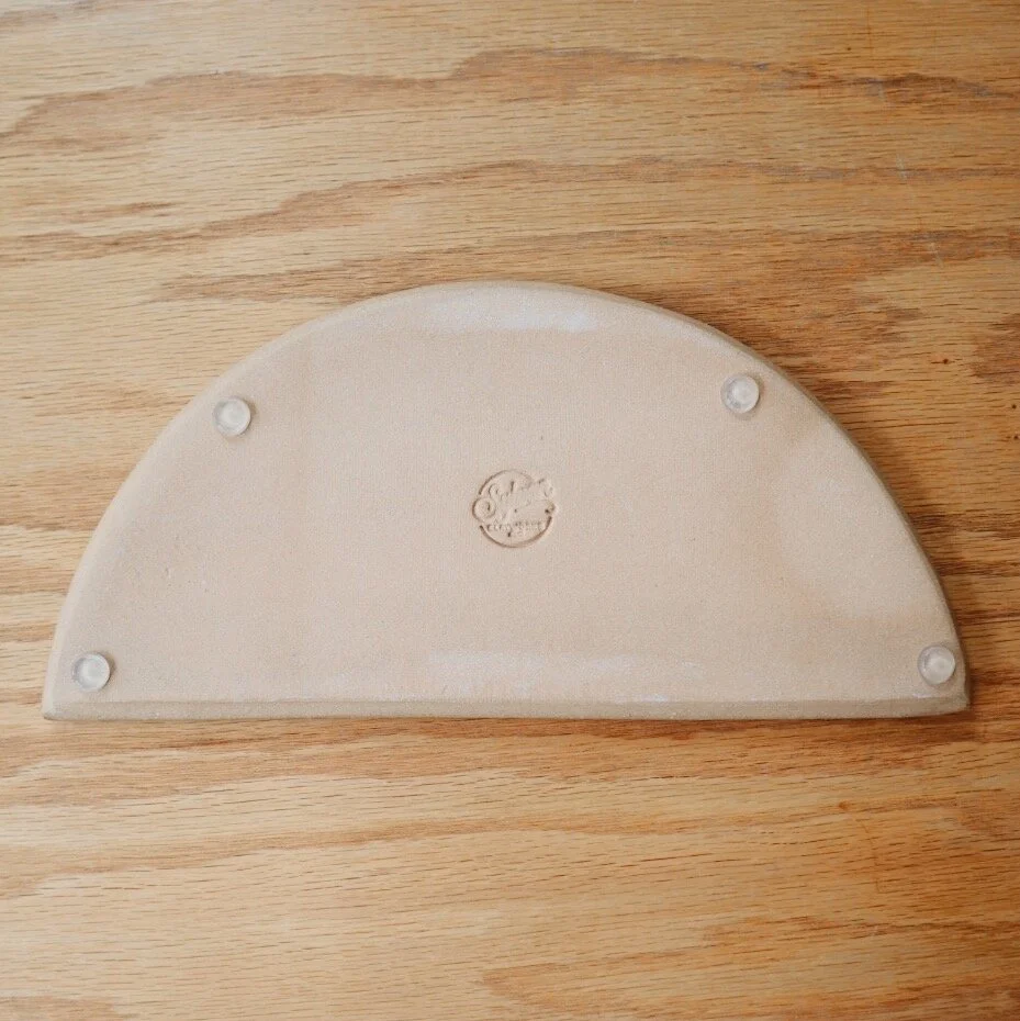 Unique handmade ceramic paint palette for watercolor artists