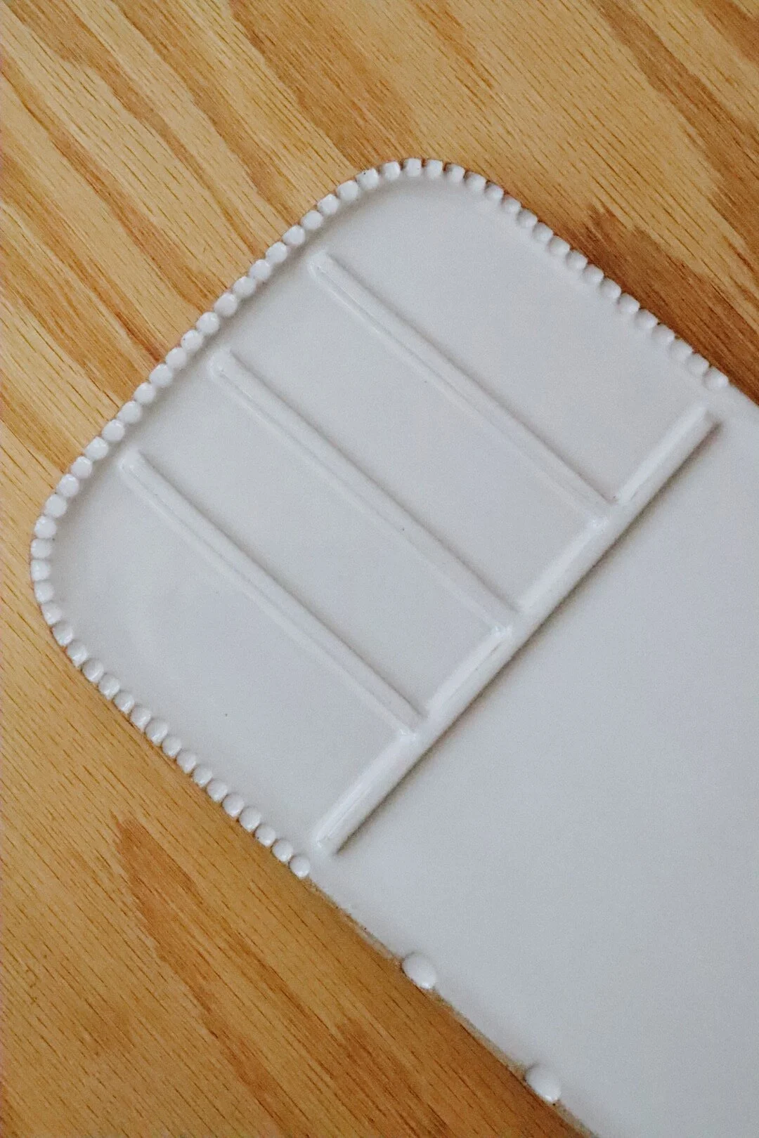 Unique handmade ceramic paint palette for watercolor artists