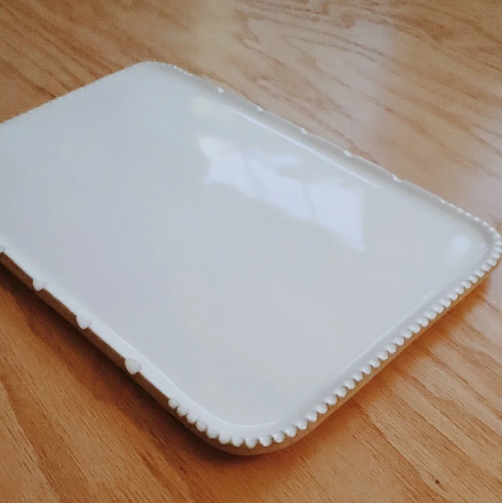 Unique handmade ceramic paint palette for watercolor artists