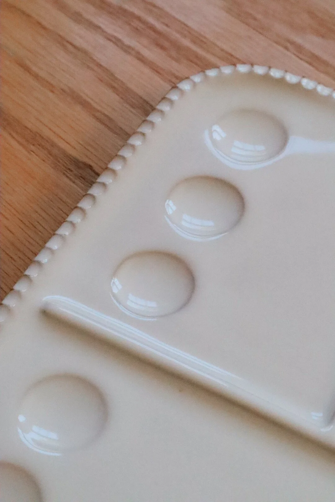 Unique handmade ceramic paint palette for watercolor artists