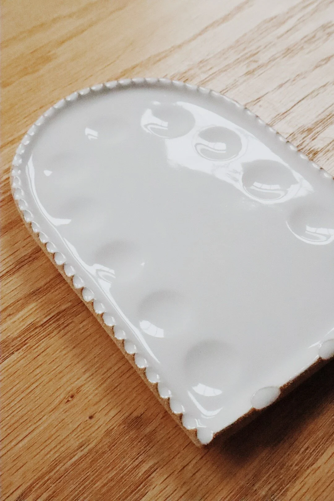 Unique handmade ceramic paint palette for watercolor artists