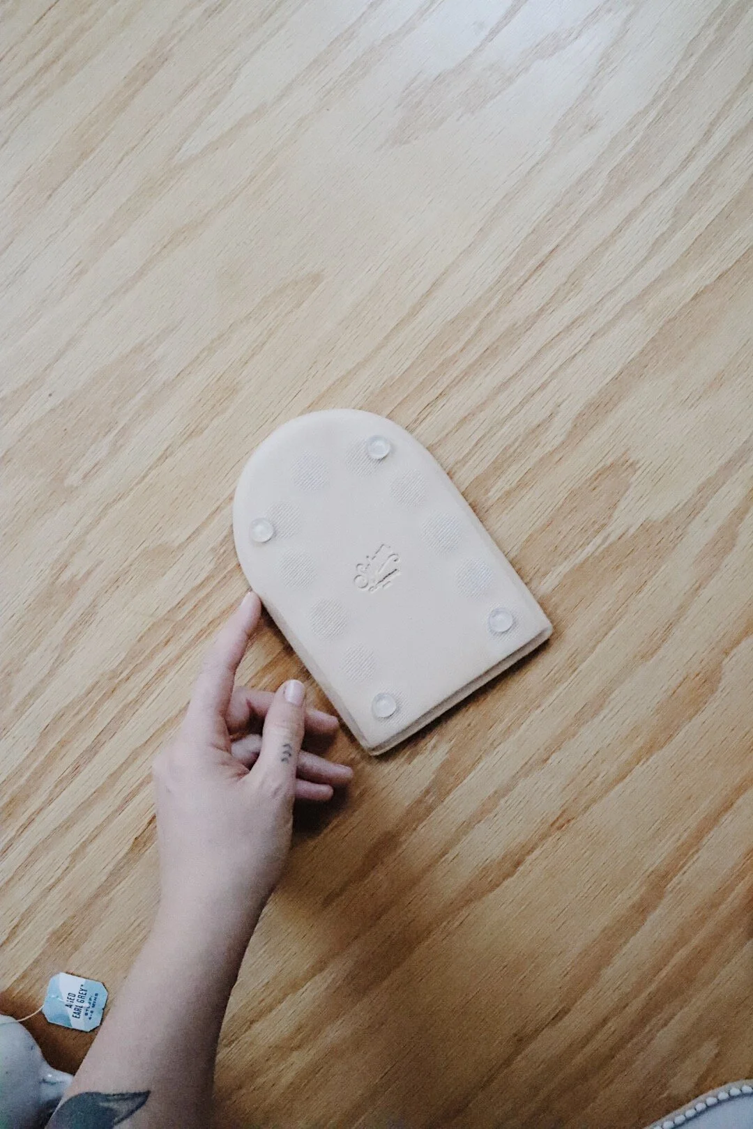 Unique handmade ceramic paint palette for watercolor artists