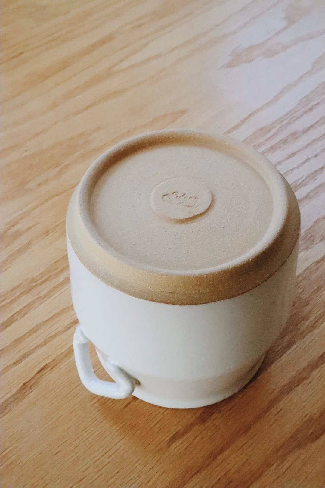 Unique handmade ceramic vase for watercolor artists