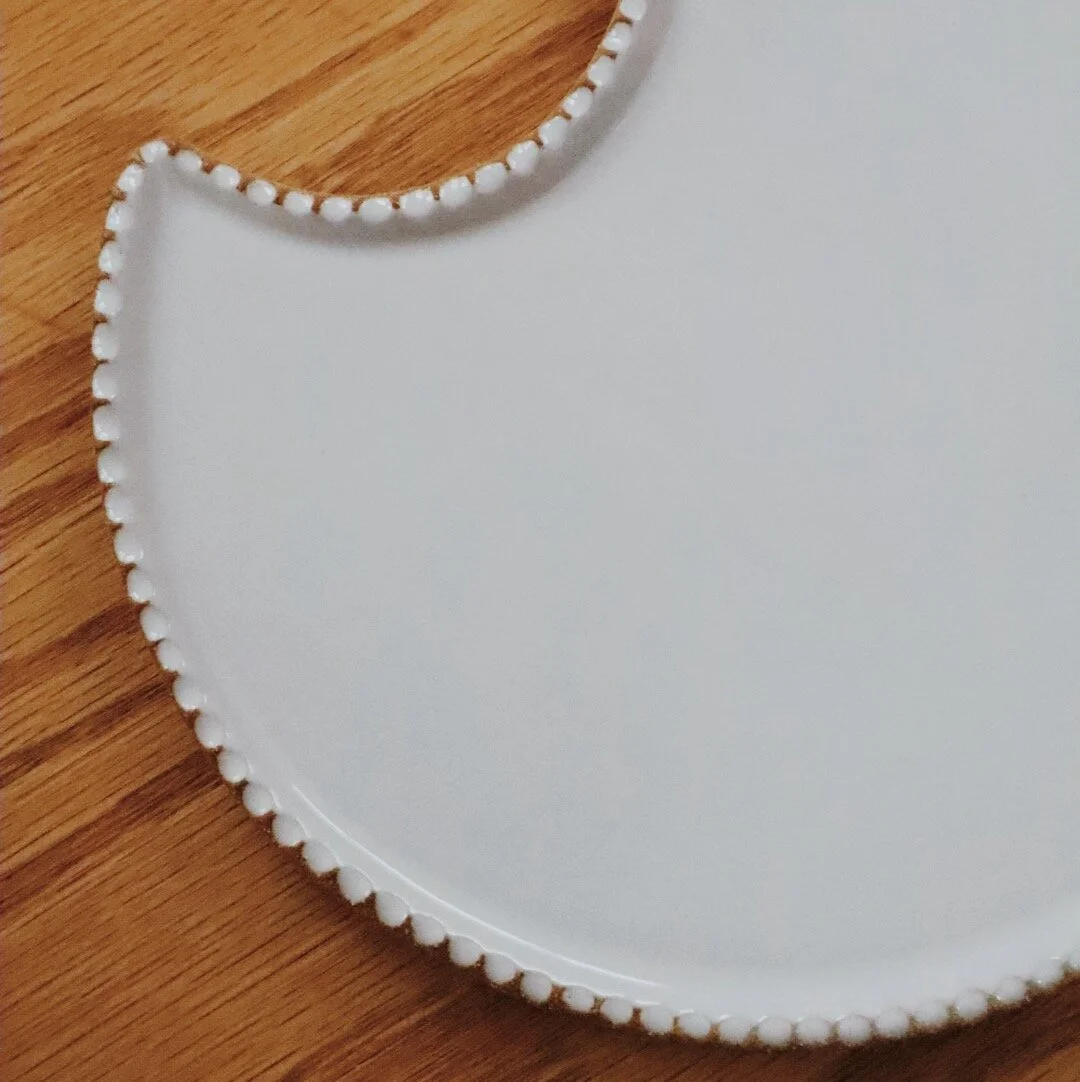 Unique handmade ceramic paint palette for watercolor artists