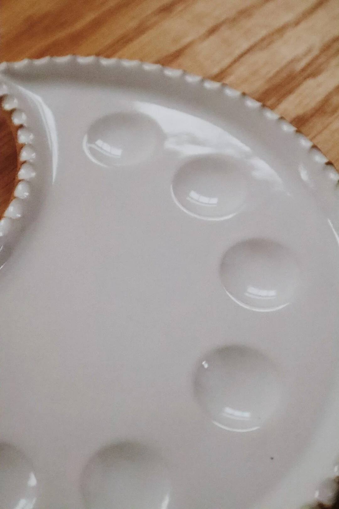 Unique handmade ceramic paint palette for watercolor artists