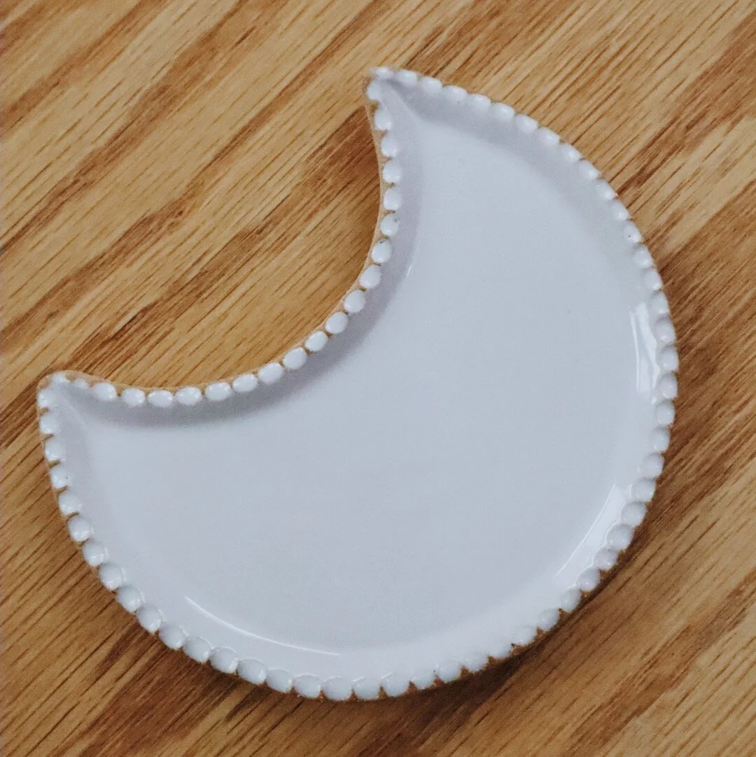 Unique handmade ceramic paint palette for watercolor artists