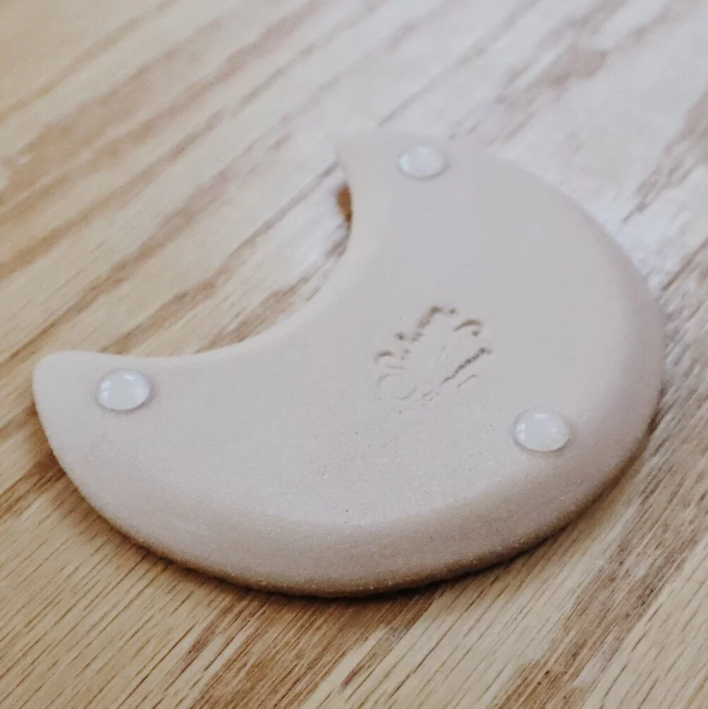 Unique handmade ceramic paint palette for watercolor artists