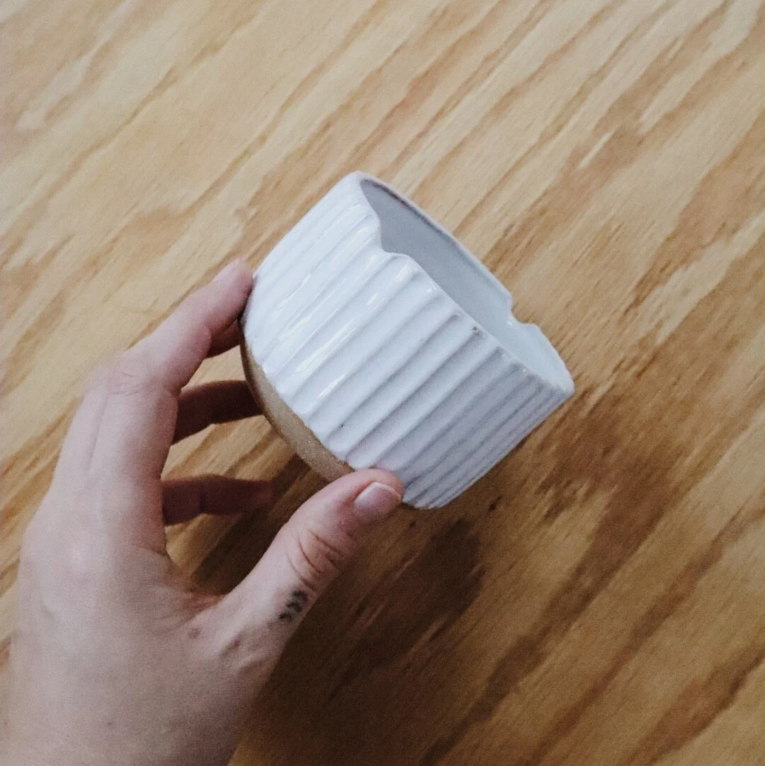 Unique handmade ceramic paint palette for watercolor artists