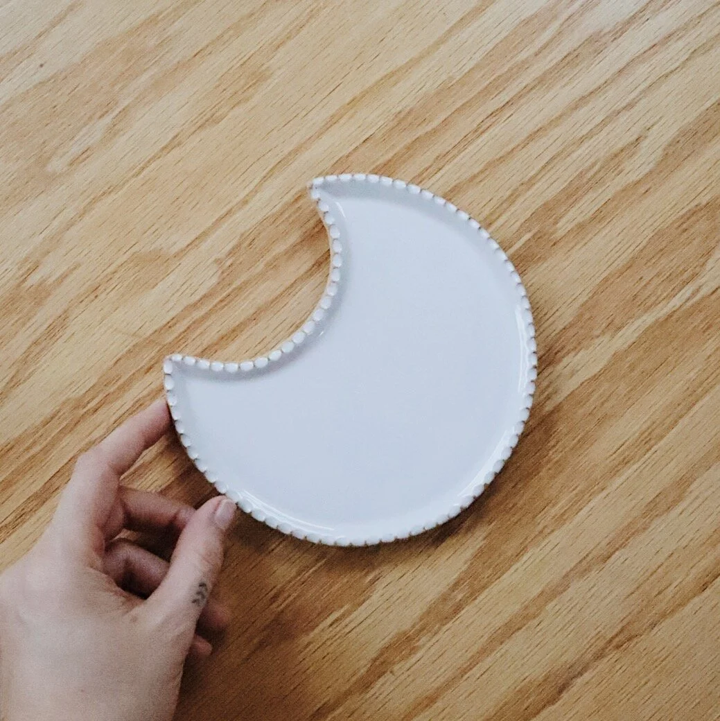 Unique handmade ceramic paint palette for watercolor artists