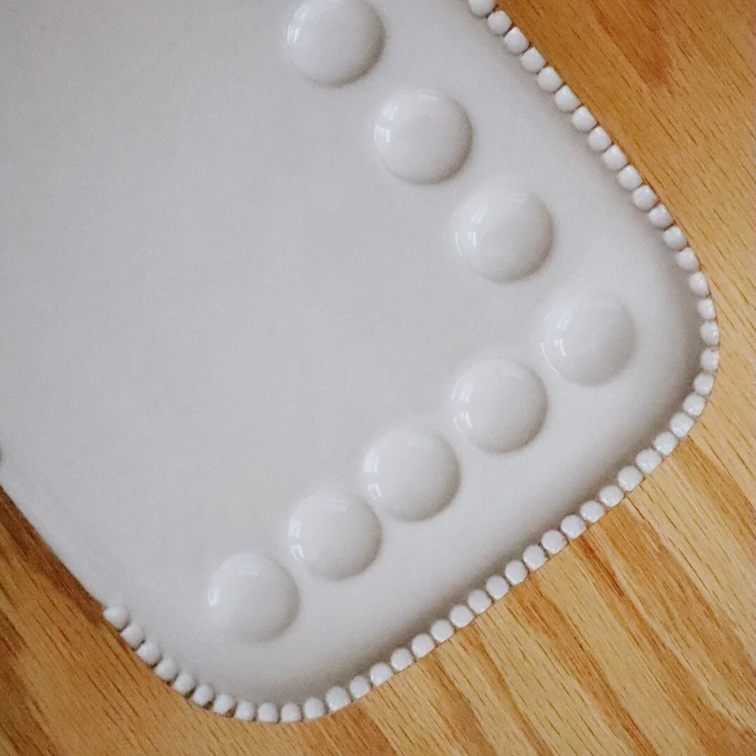 Unique handmade ceramic paint palette for watercolor artists