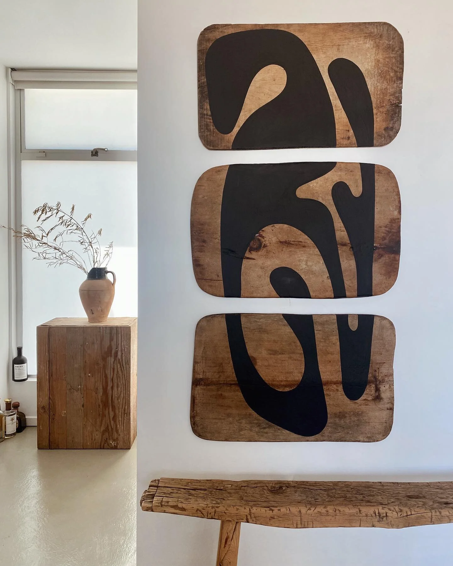 audible gasp 😮 my salvaged wood era is loading 😮 come see us @spacegallerystbarth thursday night