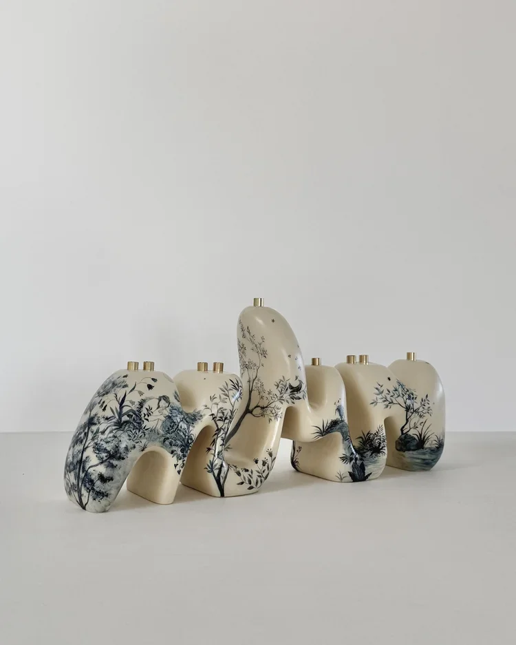 Menorah Sculpture x Alyssa Goodman