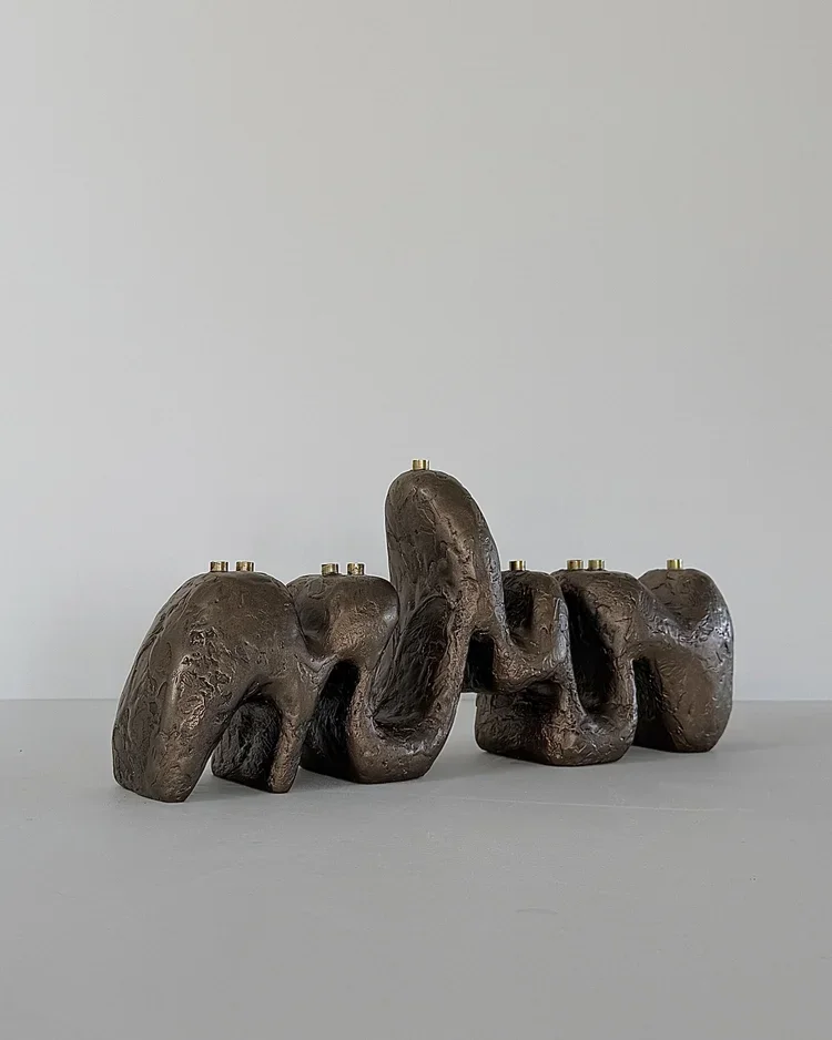 Menorah Sculpture x Amy Morgenstern