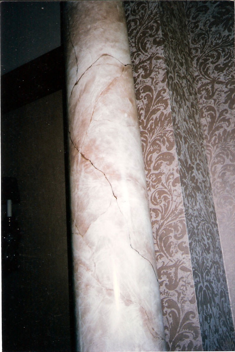 Painted Marble Column