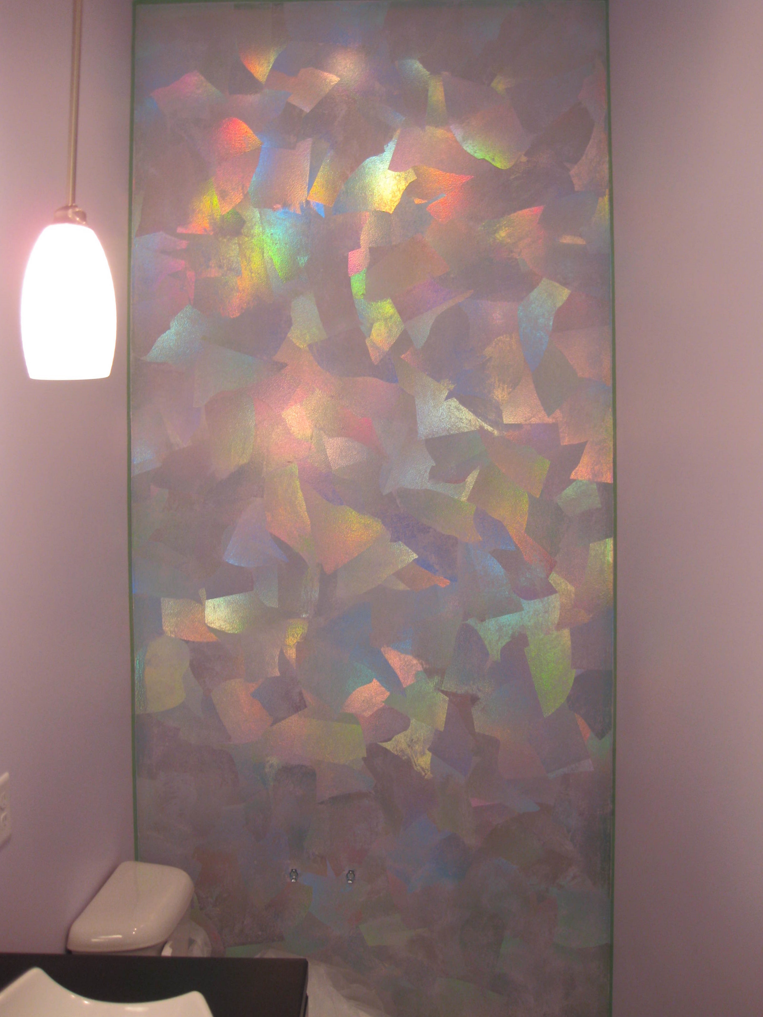 Hologram Foil Bathroom