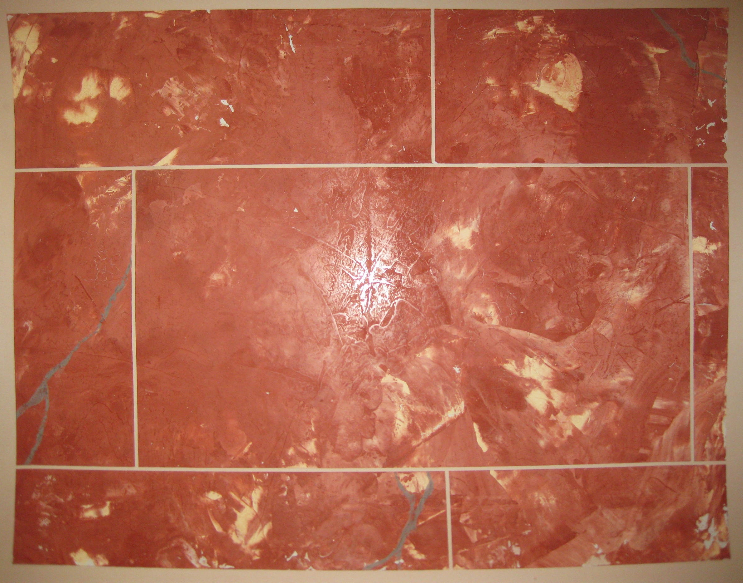 Red Venetian Plaster Marble