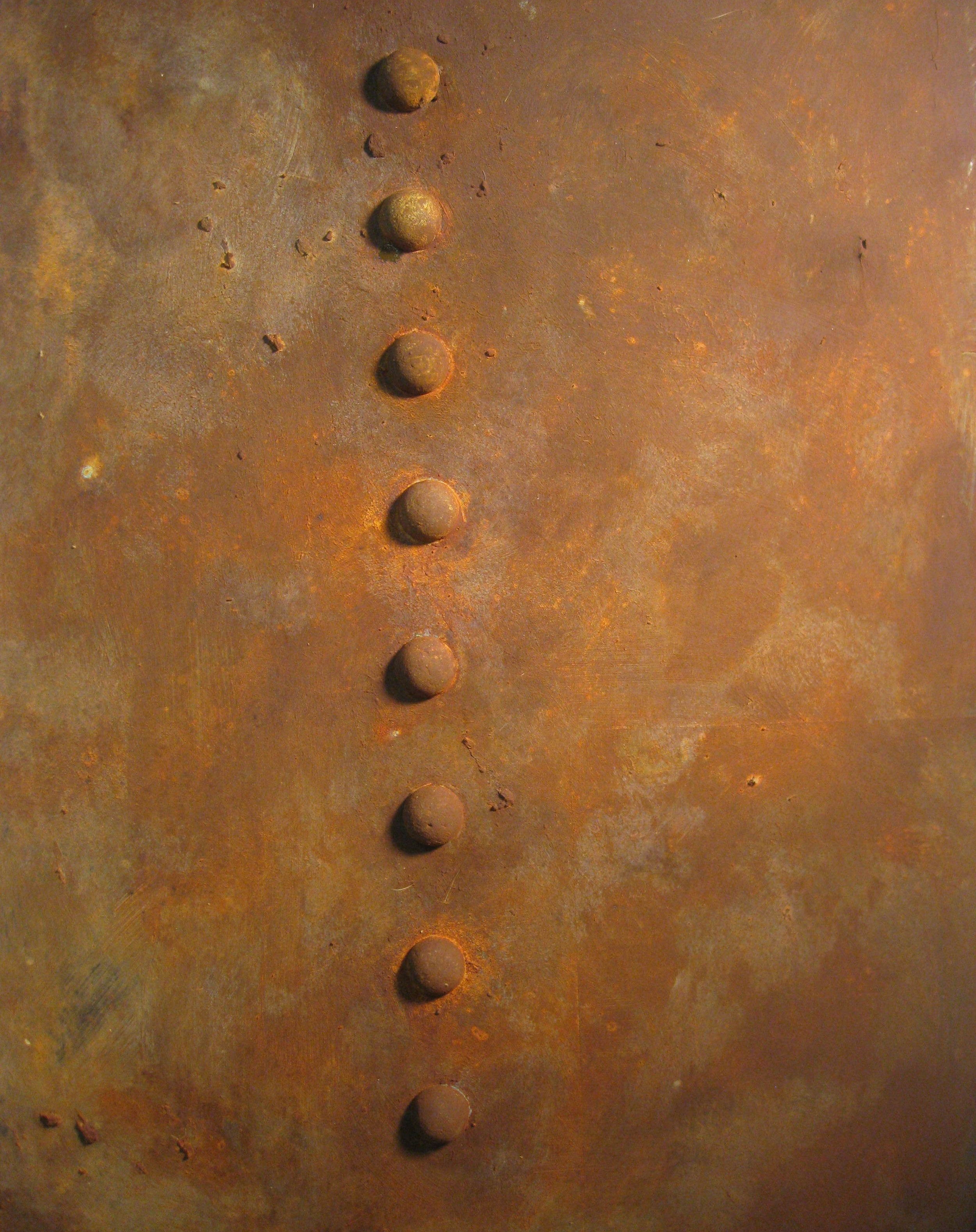 Faux Rust with Rivets