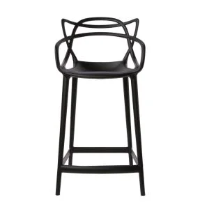 The 7 Series Starke Stool - Layering the shapes of classic chairs by three design masters of mid century: Arne Jacobsen, Charles Eames and Eero Saarinen. Image Source Pinterest.