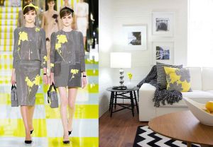 The fashions in interiors are often influenced by the Fashion (Textile & Clothing) Industry. Image Source: Freshome.com
