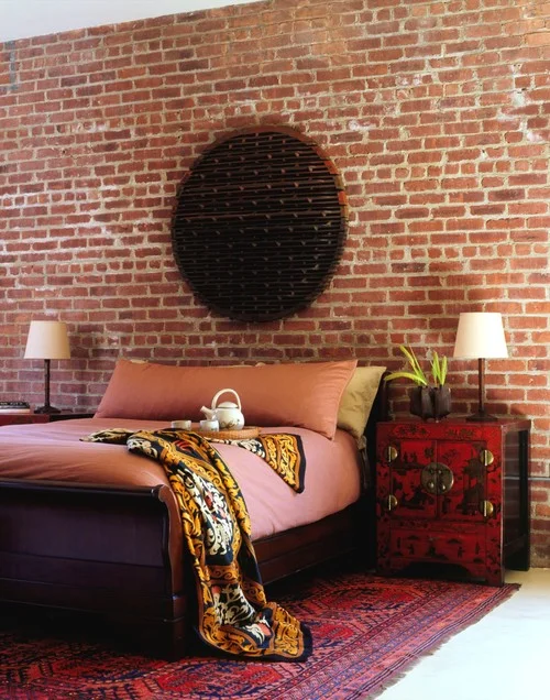 Brick wallpaper - looks like the real thing. Image Source: wowwallpaperhanging.com.au