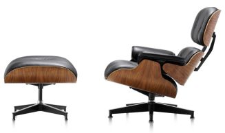 Eames Lounge Chair & Ottoman. Ahhh. But fake or real? Image Source may reveal this: www.hermanmiller.com.au