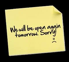 3 STRIKES and OUT! Closed until tomorrow Image Source: agreeablecomics.com