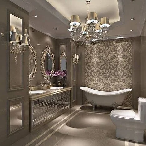 Luxurious Spaces to bath and relax. Image Source - http://www.maisonvalentina.net