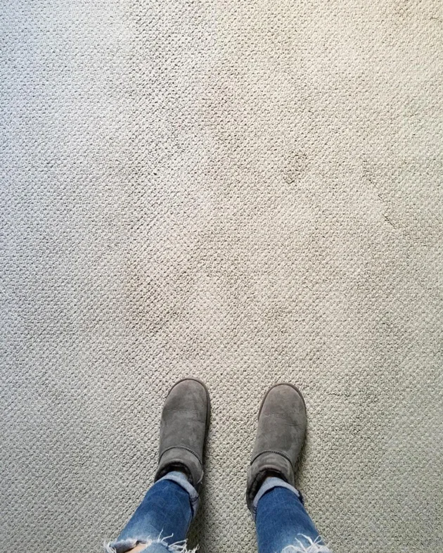 My bug bear - putting in new carpet. Surely a really really really good clean and carefully placed furniture is more efficient. Image SOurce jonesdesigncompany.com