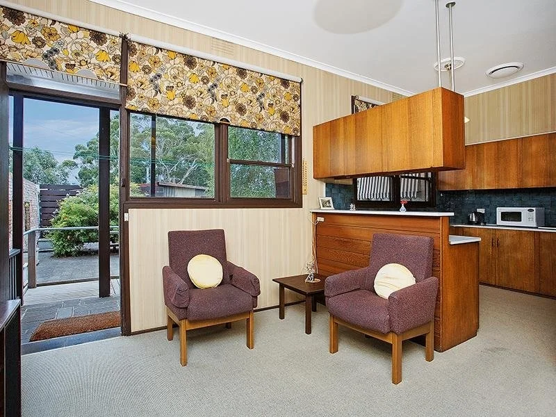 The kitchen design was taken into the new kitchen. The suspended cabinets and the concealed benchtop. Image Source - Realestate.com.au