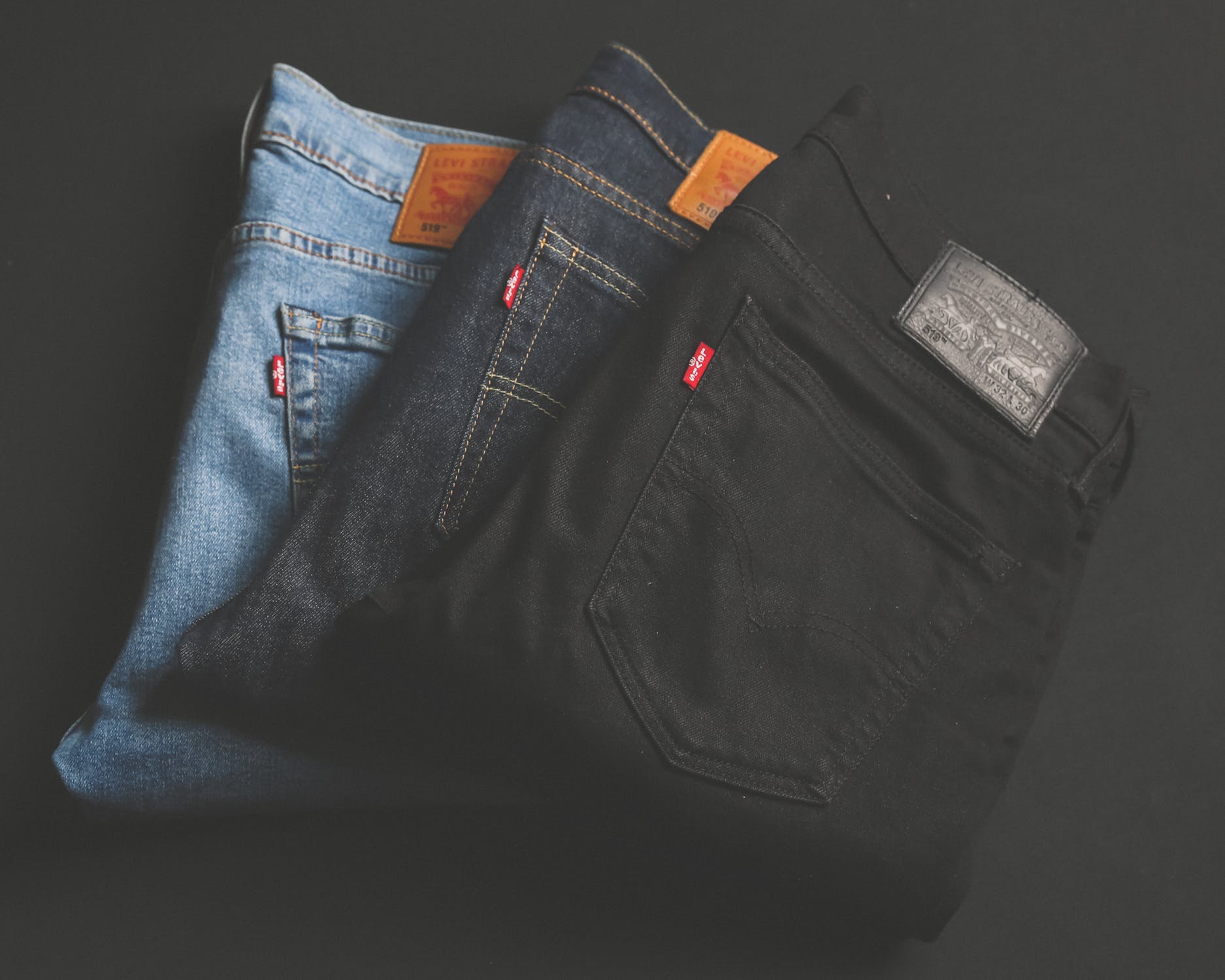 “Come look at my jeans.” Neatly folded, but not into thirds. Tut Tut. Back to folding school for you. Image Source - Pexels.com