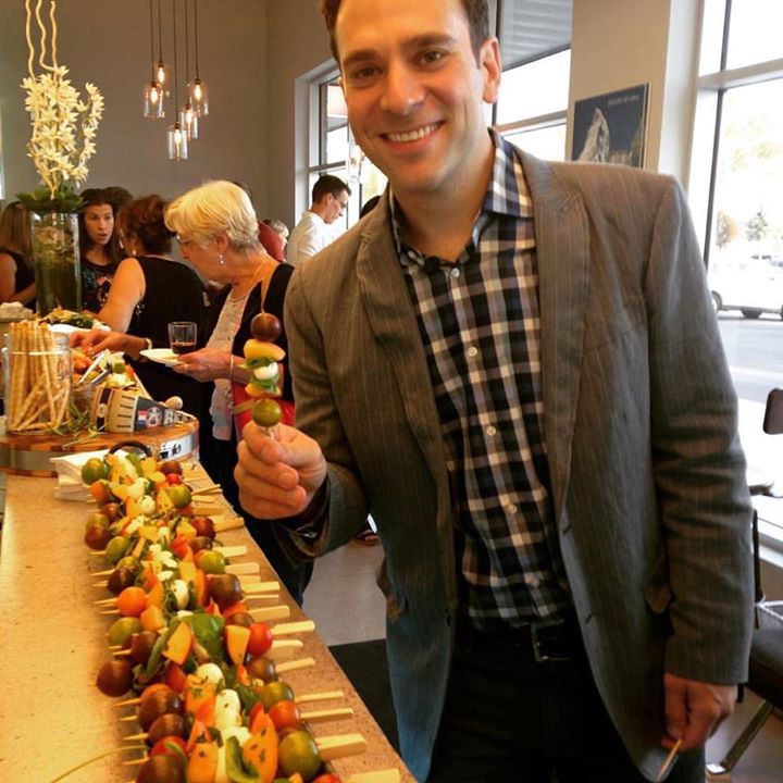 The Amazing Dr. Ernie and the Amazing party food provided by our dear friend April Valvano. Looking dapper, Dr. Ernie! April's food was a knock out! Her ingredients were grown organically in her farm patch in Port Dalhousie and assembled with love.