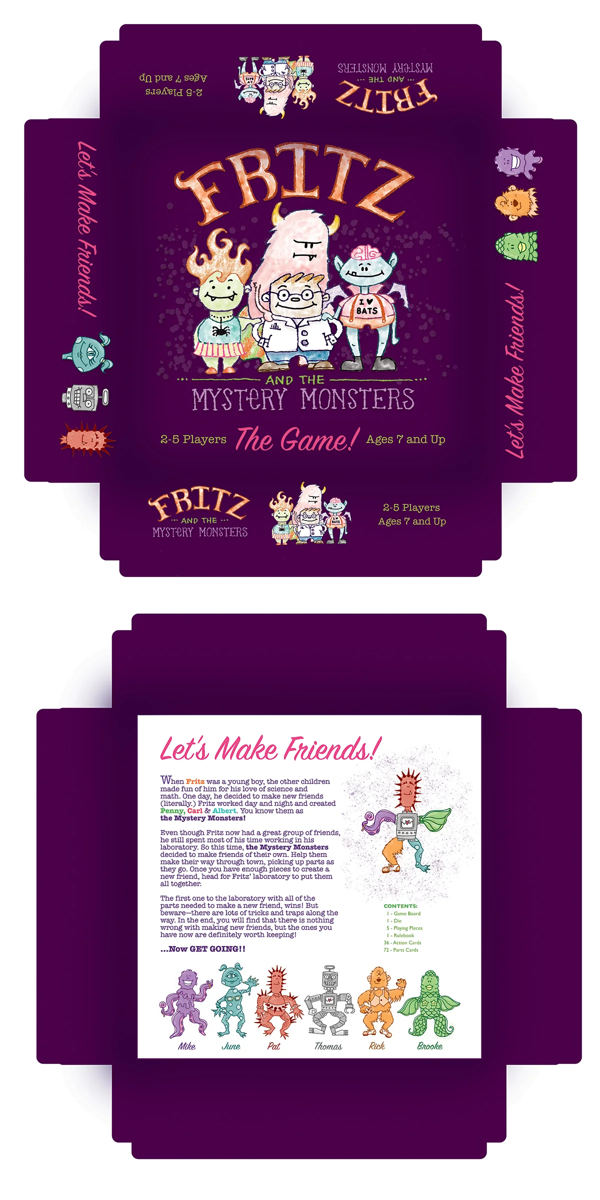 Fritz & the Mystery Monsters Board Game