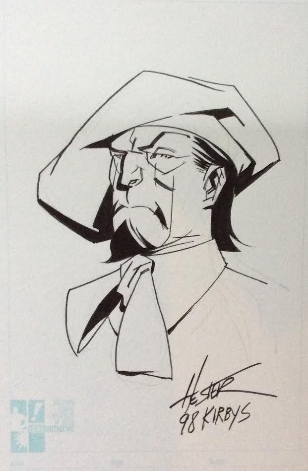 Paste Pot Pete sketch by Phil Hester. 