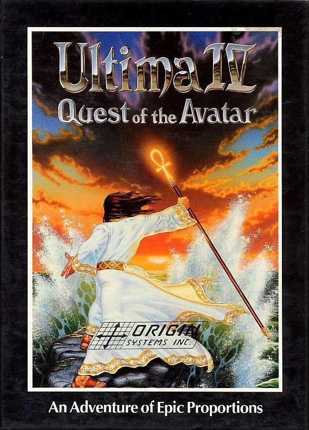 the box art for Ultima IV.