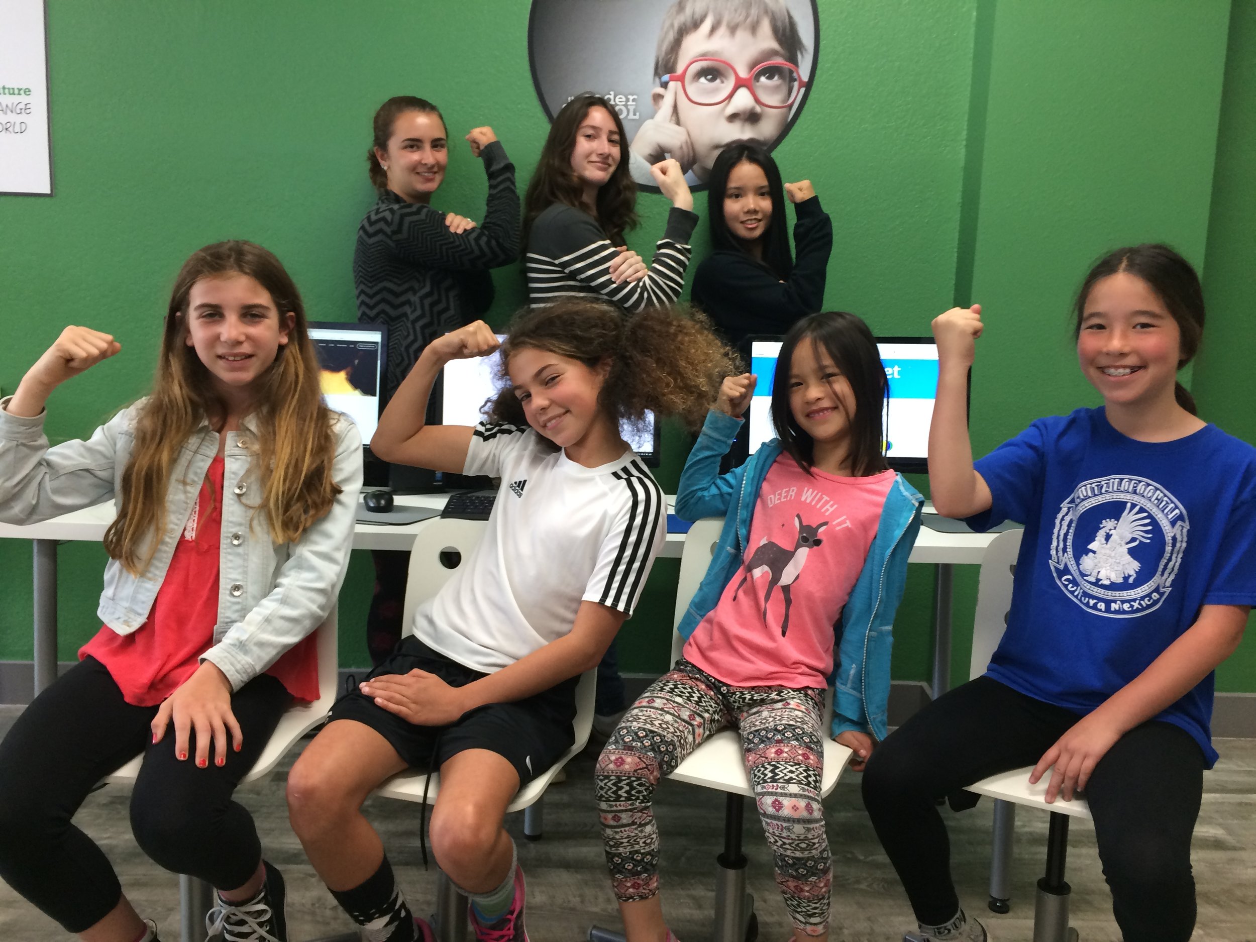 "We Can Do It!" A majority of the instructors at The Coder School in West Portal are women. They want to inspire girls to pursue tech careers. 