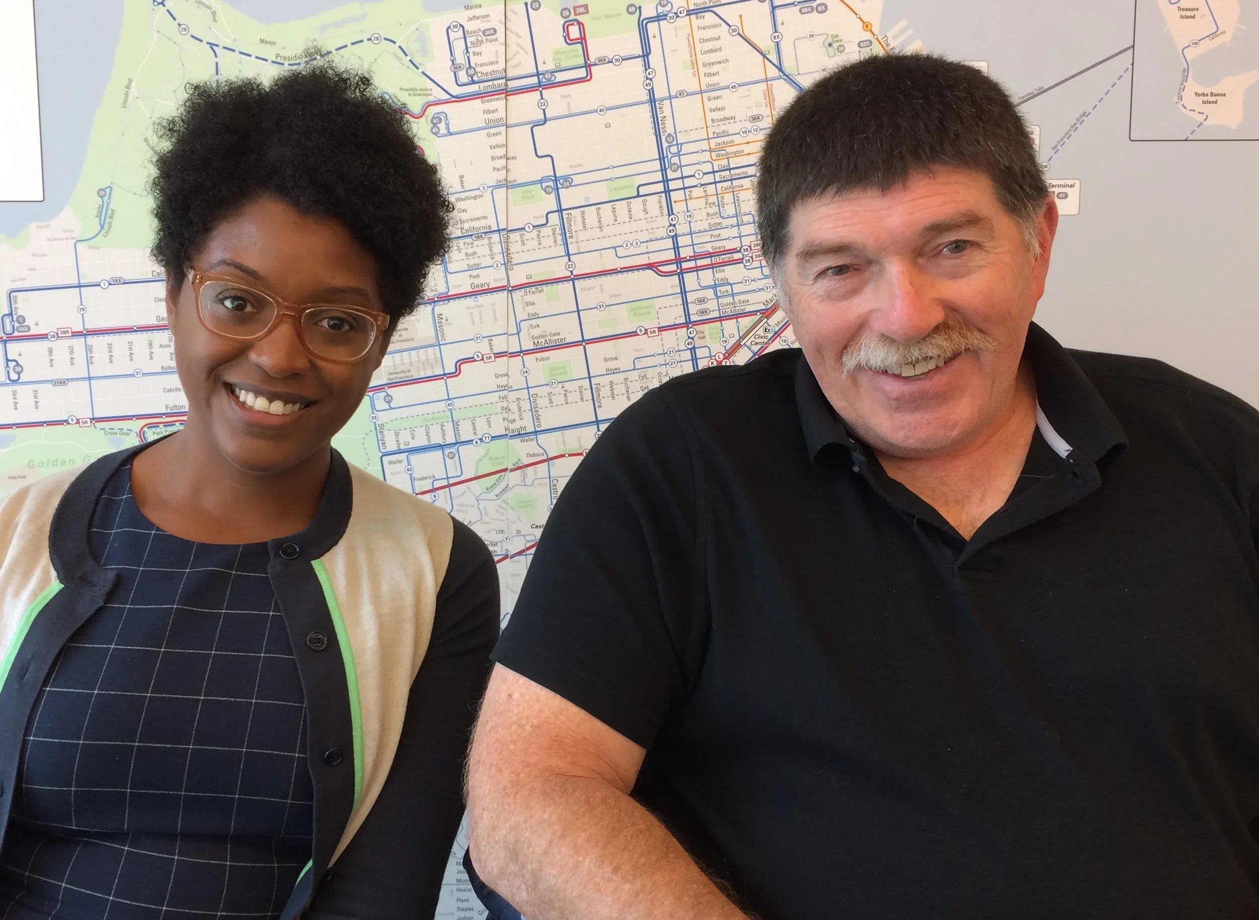 Not-So-Odd Couple: SPUR director Christine Johnson and Coalition for San Francisco Neighborhoods president George Wooding.